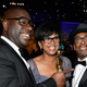 12 Years a Slave Director Steve McQueen, Academy of Motion Picture Arts and Sciences President Cheryl Boone Isaacs and director Spike Lee
Kevork Djansezian